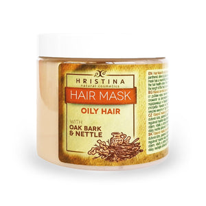 Mască de păr pentru păr gras cu scoarță de stejar, 200 ml