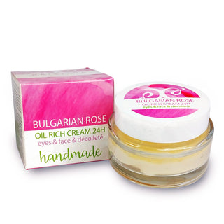 24h cream with Bulgarian rose oil, 50ml