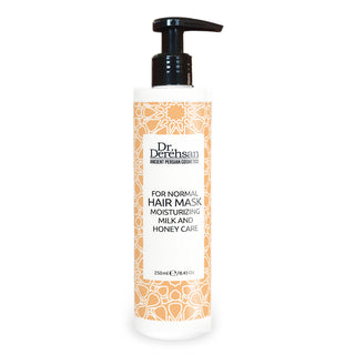 Moisturizing mask with honey and milk for normal hair, 200 ml