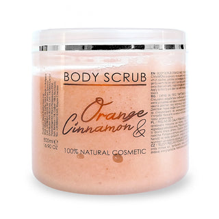 Scrub de corp Portocale și Scorțișoară, 500 ml