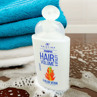 Sampon cu Aloe Vera pentru volumul parului, 200 ml