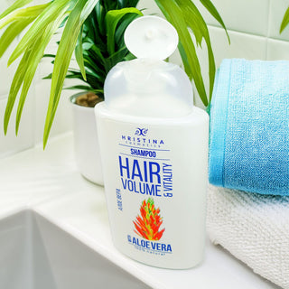 Sampon cu Aloe Vera pentru volumul parului, 200 ml