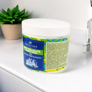 Anti-cellulite cream with caffeine, mint and lemon, 200 ml