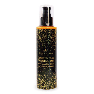 Ulei bronzant cu pudra de aur, 200 ml