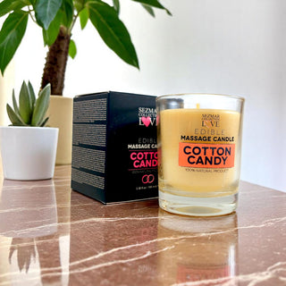Lumanare de masaj Cotton Candy, 100 ml