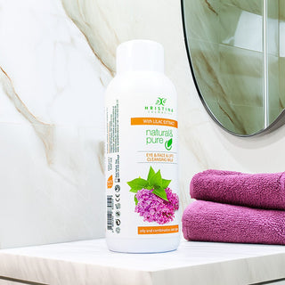 Apă de toaletă pentru ochi, față și buze cu extract de liliac, 150 ml