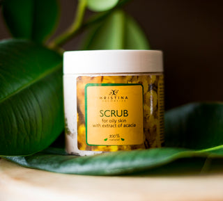 Peeling for oily skin with acacia extract, 200 ml