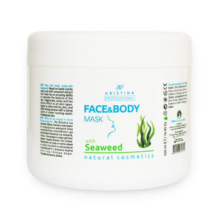 Маска за лице и тяло Водорасли, 500 ml