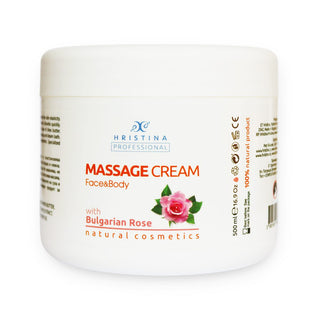 Crema de masaj trandafir, 500 ml
