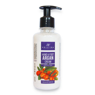 Crema de maini si picioare cu ulei de argan, 250 ml