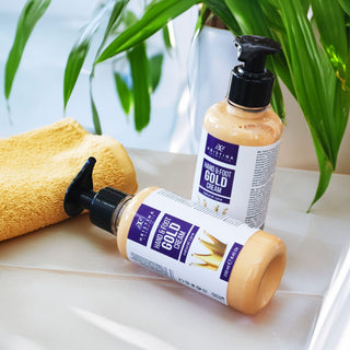 Crema pentru maini si picioare Gold, 250ml