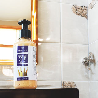 Crema pentru maini si picioare Gold, 250ml