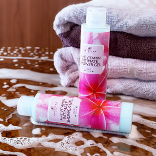 Intimate shower gel with vitamins A+E, 125 ml