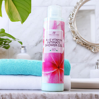 Intimate shower gel with vitamins A+E, 125 ml