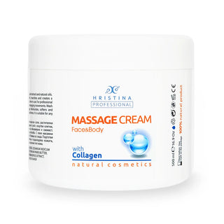 Crema de masaj cu colagen, 500 ml
