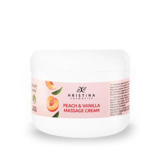 Massage cream Peach and Vanilla, 250ml