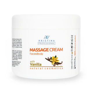 Crema de masaj cu vanilie, 500 ml