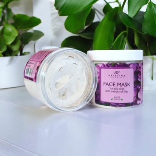 Mask for oily skin with lilac extract, 200 ml