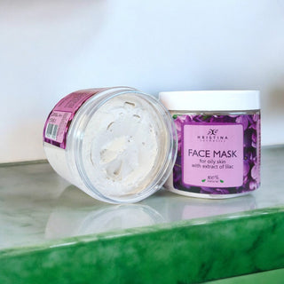 Mask for oily skin with lilac extract, 200 ml