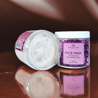 Mask for oily skin with lilac extract, 200 ml