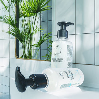 Gel de duș pentru spălare corporală strălucitor cu pudră de perle, 250 ml