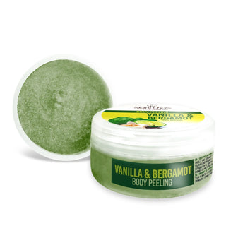 Scrub de corp cu vanilie și bergamotă, 250 ml