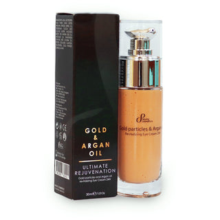 Ревитализиращ околоочен крем с Златни частици и Арганово масло, формула 24 часа, 30 ml