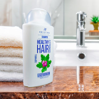 Geranium Shampoo for Healthy Hair, 200 ml