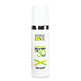 Spray afrodisiac de protecție solară - 30 SPF protecție înaltă, 100 ml