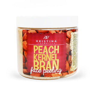 Facial cleansing bran Peach pits, 200 ml