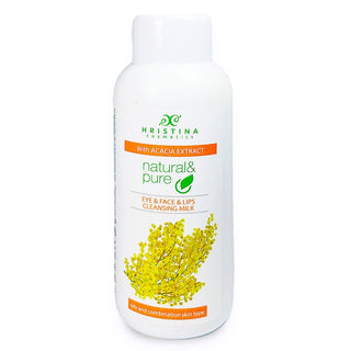 Lapte demachiant pentru ochi, fata si buze cu extract de salcam, 150 ml