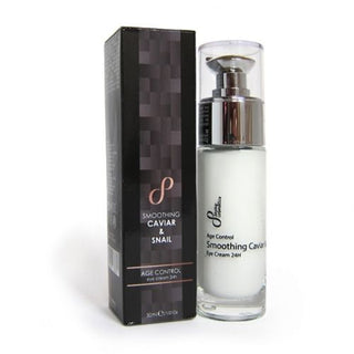 Изглаждащ околоочен крем 24 часа с екстракт Охлюв и Хайвер, 30 ml