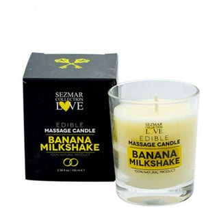 Lumanare de masaj Banana Milkshake, 100 ml