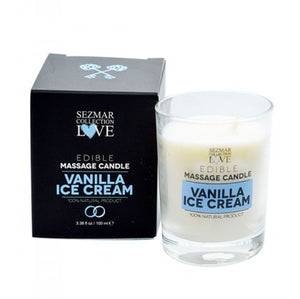 Massage candle Vanilla Ice Cream, 100 ml