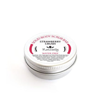 Hard body scrub Strawberry, 60 gr