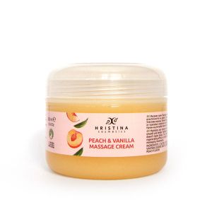 Massage Cream Peach and Vanilla, 250ml