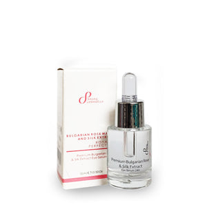 Околоочен серум Българска роза & Копринен Екстракт 24ч., 15ml