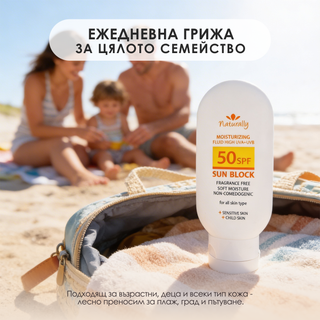 Fluid de protecție solară 50spf, protecție ridicată, 100 ml