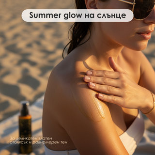 Бронзиращото олио със златен прах, 200 ml