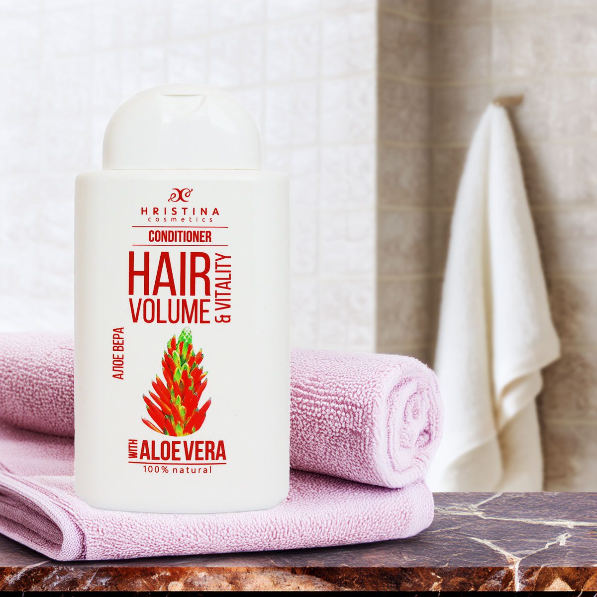 Балсам за коса с екстракт от Алое Вера за обем на косата, 200 ml