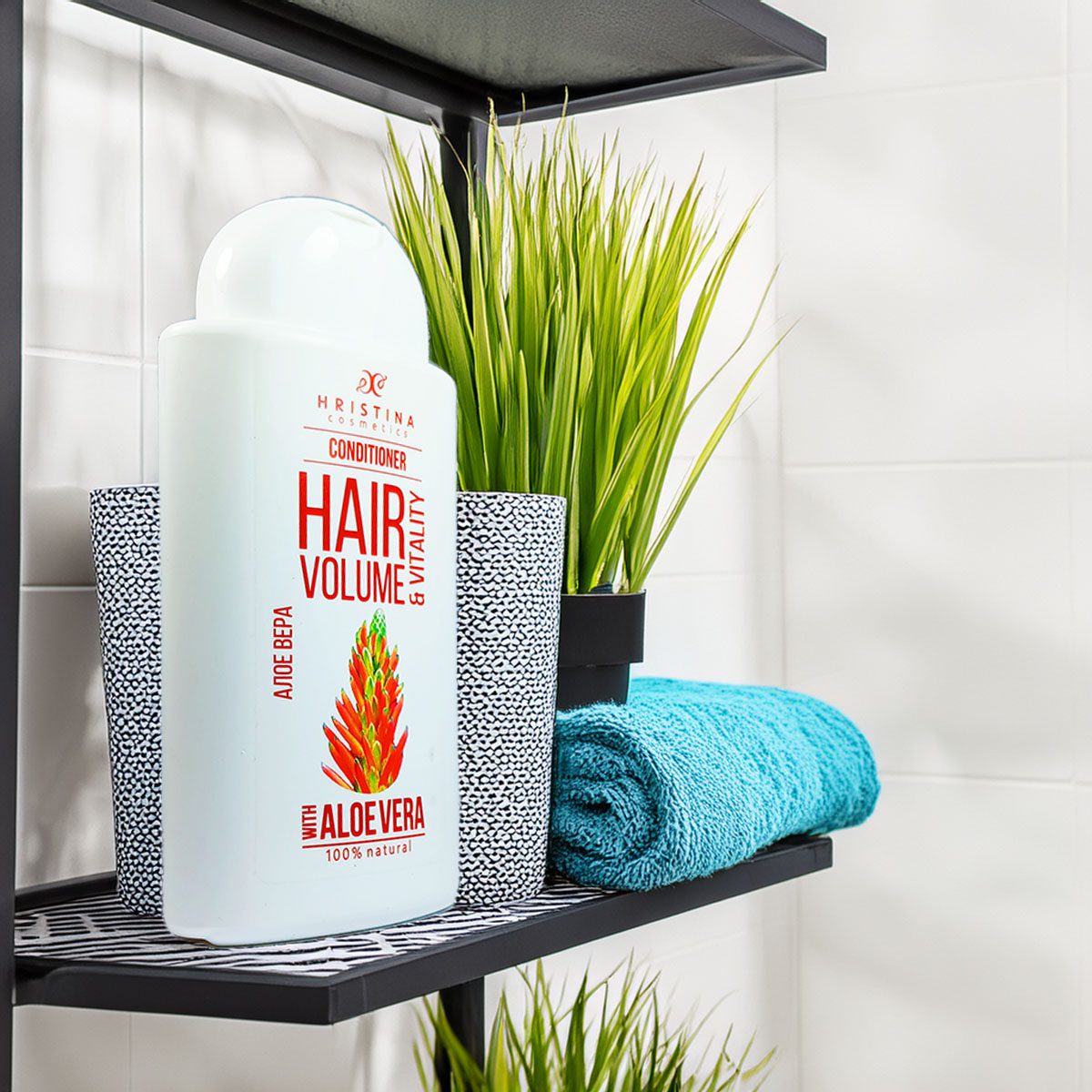 Балсам за коса с екстракт от Алое Вера за обем на косата, 200 ml