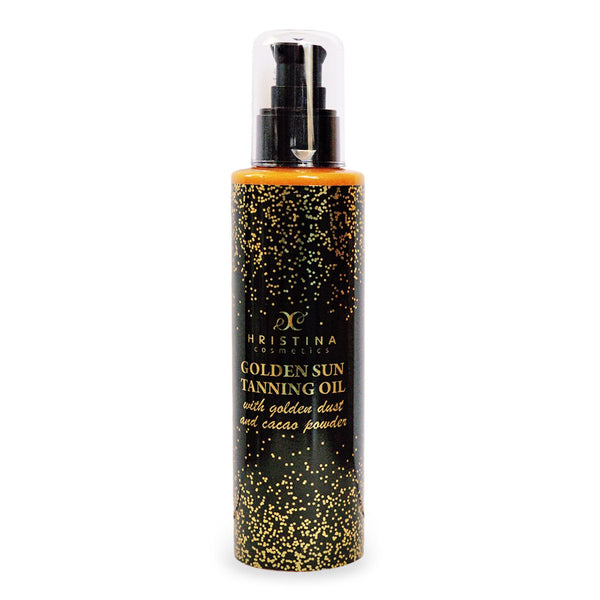 Ulei bronzant cu pudra de aur, 200 ml