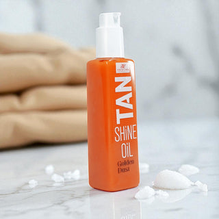 Бронзиращо олио за бързо почерняване със Златни частици