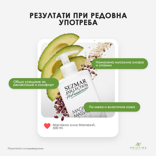 Ulei de masaj cu magneziu, 500 ml