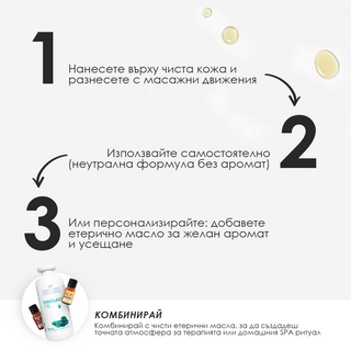 Ulei de masaj de bază, 500 ml