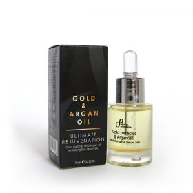 Gold particles and Argan oil revitalizing Eye Serum 24H