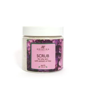 SCRUB FOR OILY SKIN WITH EXTRACT OF LILAC