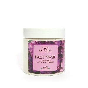 Mask for Oily Skin with Extract of Lilac