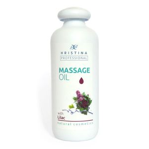 Massage oil with lilac